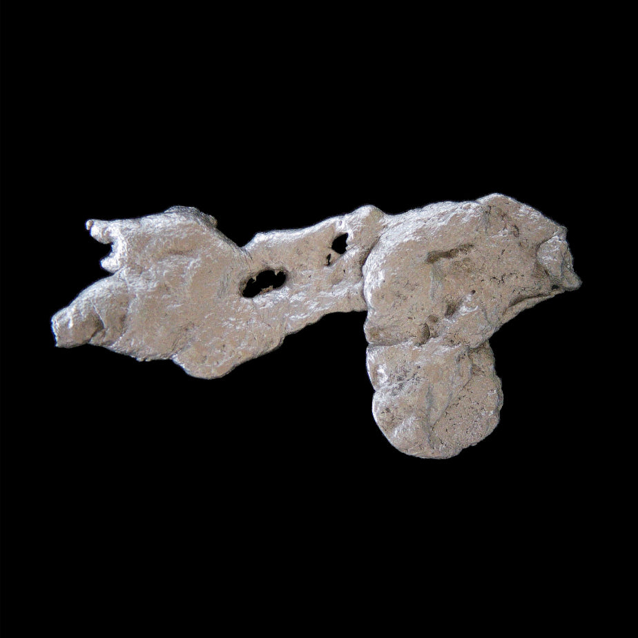 Pépite d'aluminium ID 122 Spécimen minéral rare