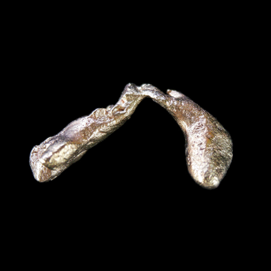 Brass Nugget ID 134 Rare Mineral Specimen