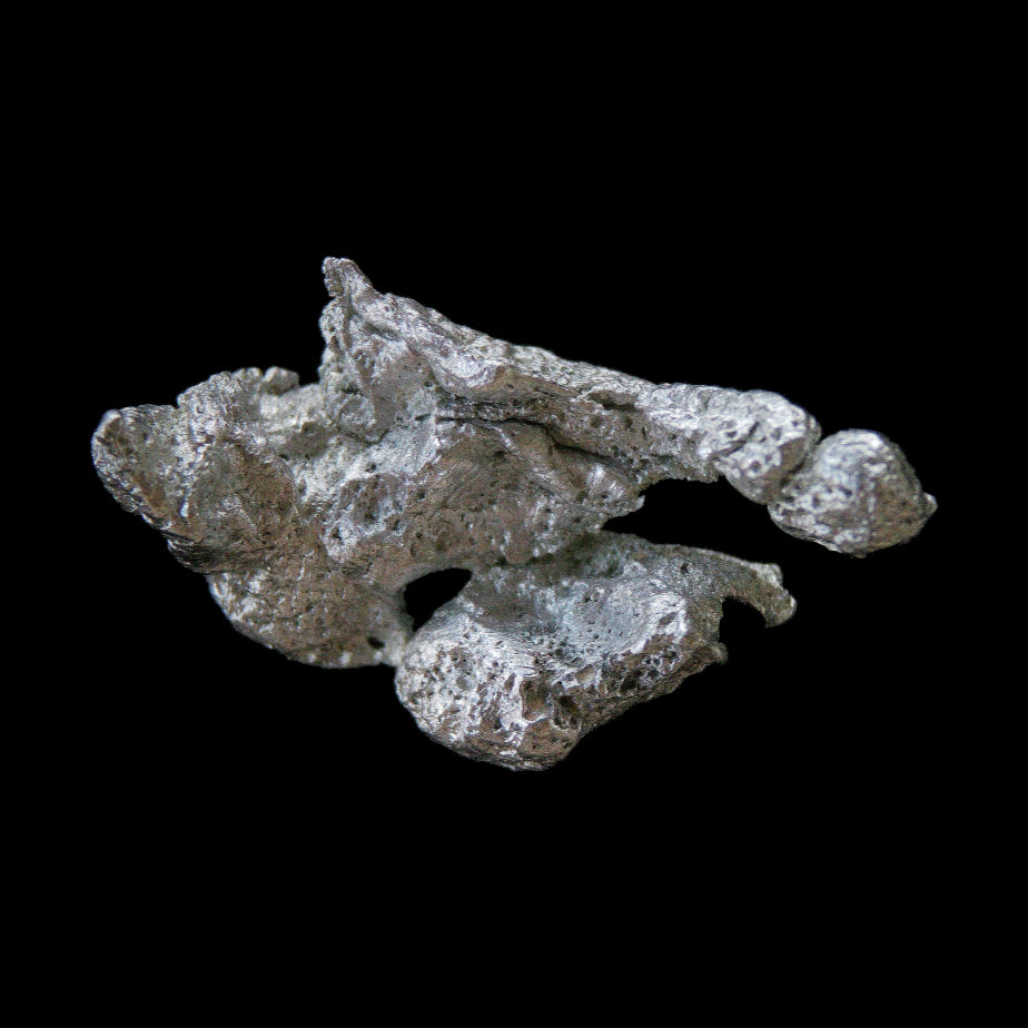 Pepita de aluminio ID 138 espécimen mineral raro