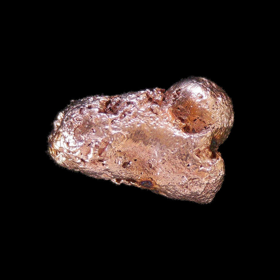 Pepita de aleación de cobre ID 162 Muestra de mineral rara