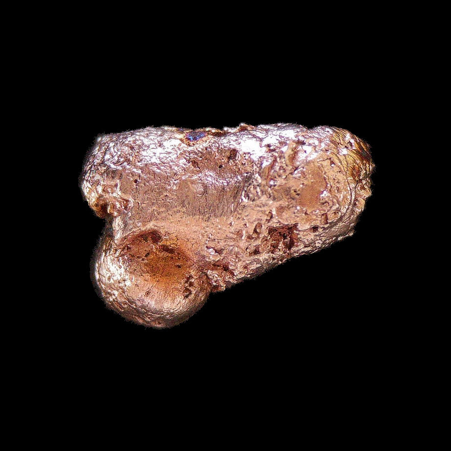 Pepita de aleación de cobre ID 162 Muestra de mineral rara