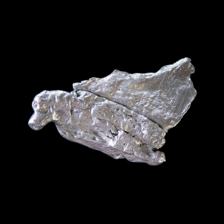 Pépite d'aluminium ID 8 Spécimen minéral rare